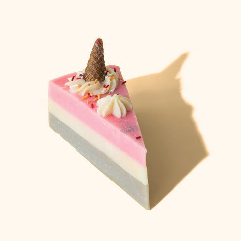 The Sass Bar Neapolitan Icecream Cone Cake Soap